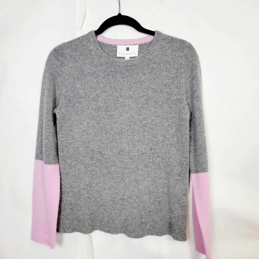 Lisa Perry colorblock sweater